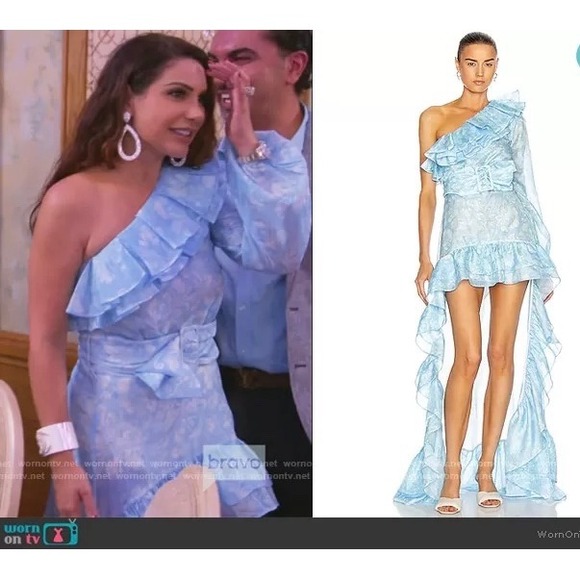 NWT Atoir The Whirlwind Dress in Ocean Paisley Blue - Size US 6 - Picture 3 of 7